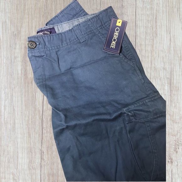 Cherokee Husky plus size Boys Cargo Retro Shorts Extended kids sizes kidcore - Picture 1 of 10